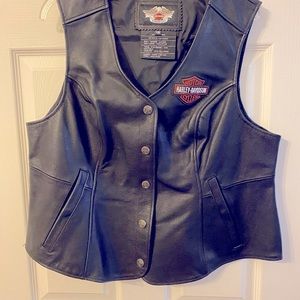 Genuine ladies Harley-Davidson leather vest